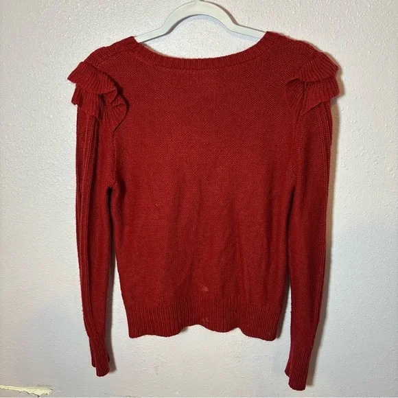 Jessica Simpson Red Cable Knit Sweater - Picture 2 of 4